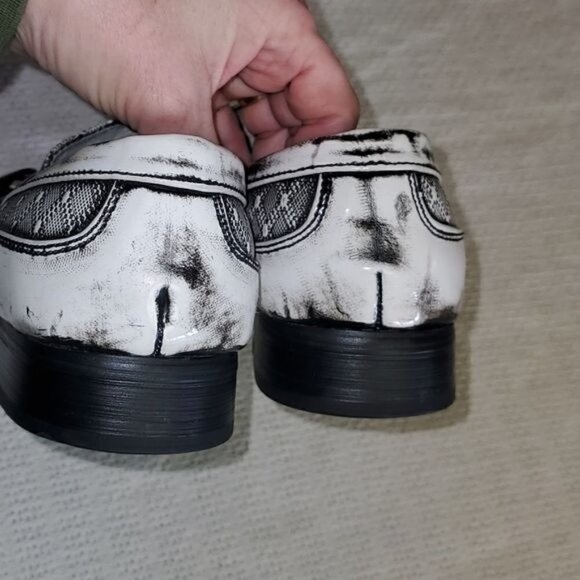 Evergreen Vintage Steampunk Halloween Costume Alligator Square Toe Sz 7‎ … - Picture 5 of 11